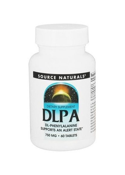 DLPA 750 mg 60 Tabs Source Naturals (256723225)