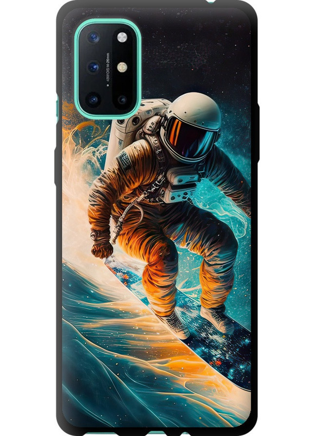 TPU чорний чохол 'Сноубордист' для Endorphone OnePlus 8T (258094249)