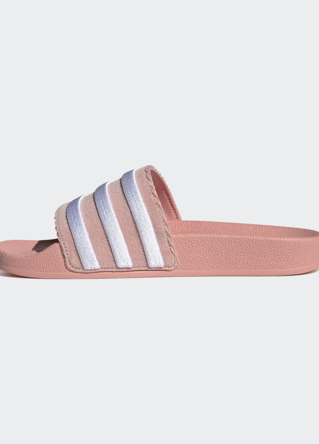 Розовые шлепанцы adilette adidas