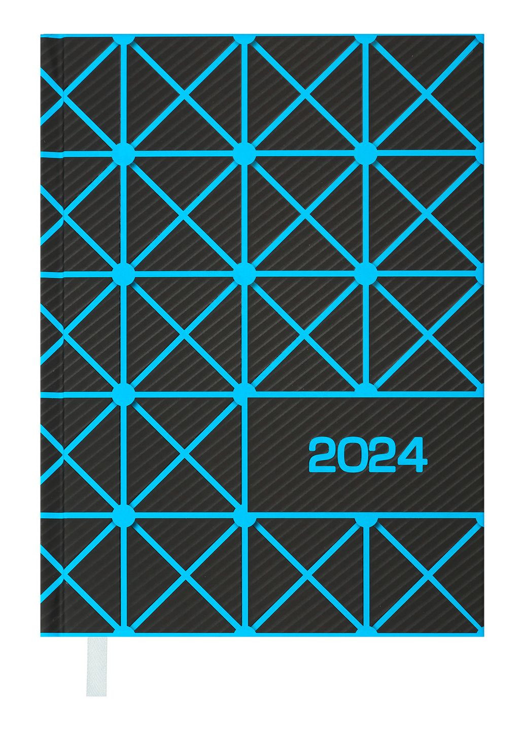 Ежедневник А5 2024 Linea синий Buromax (264643406)