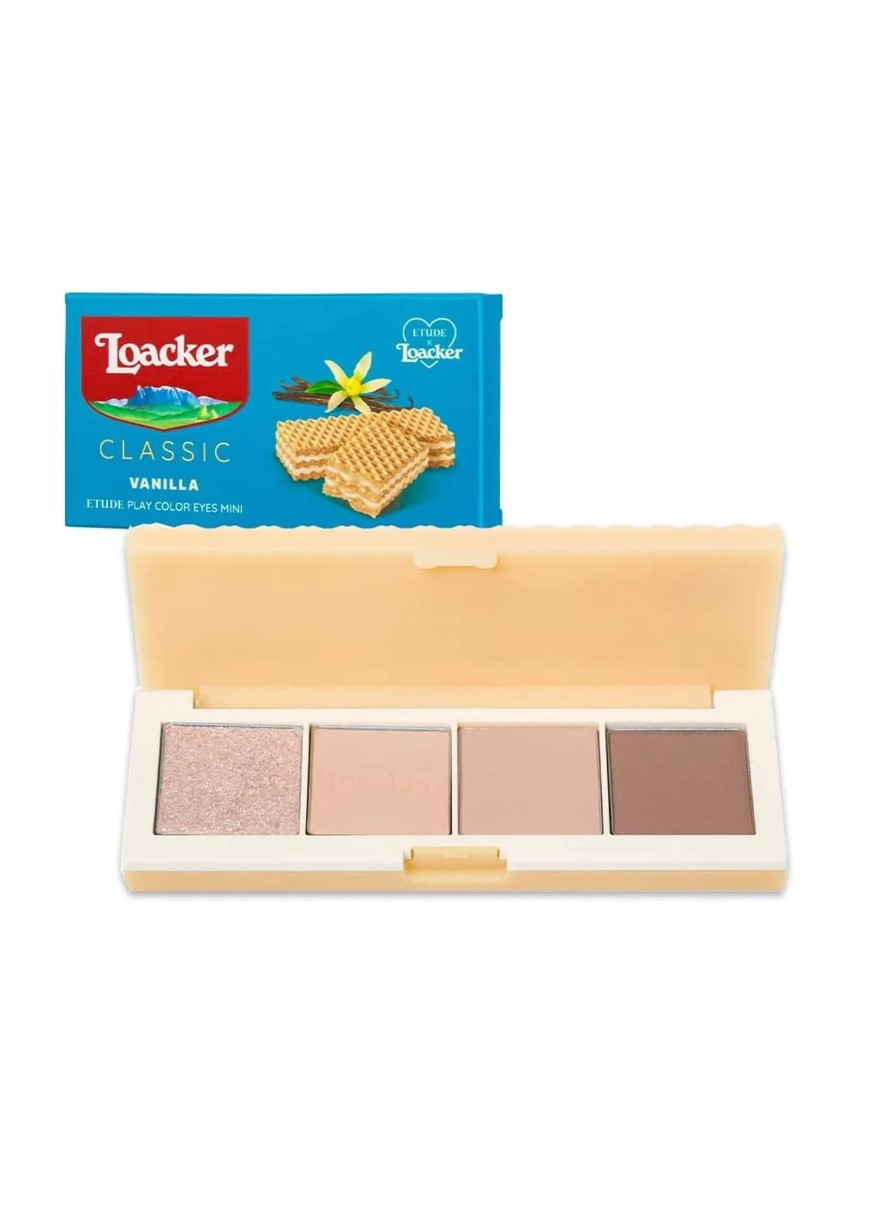 Палетка теней & Loacker Classic Vanilla Play Color Eyes Mini Kit Eyeshadow Palette Etude House (278000794)