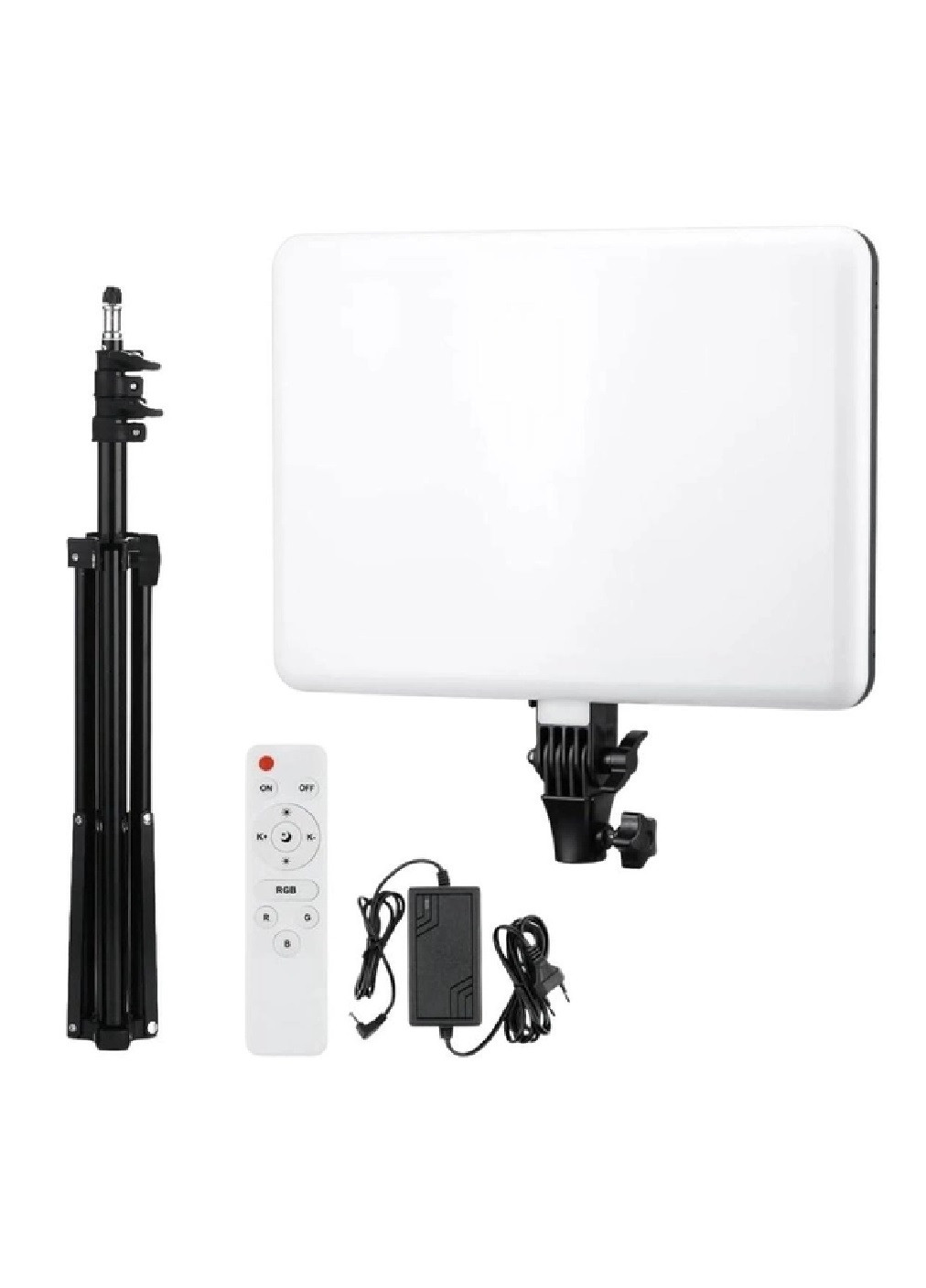 Студийная прямоугольная светодиодная лампа с пультом на штативе 2 м для фото видео съемки RGBW 14 цветов (475890-Prob) Unbranded (275068674)