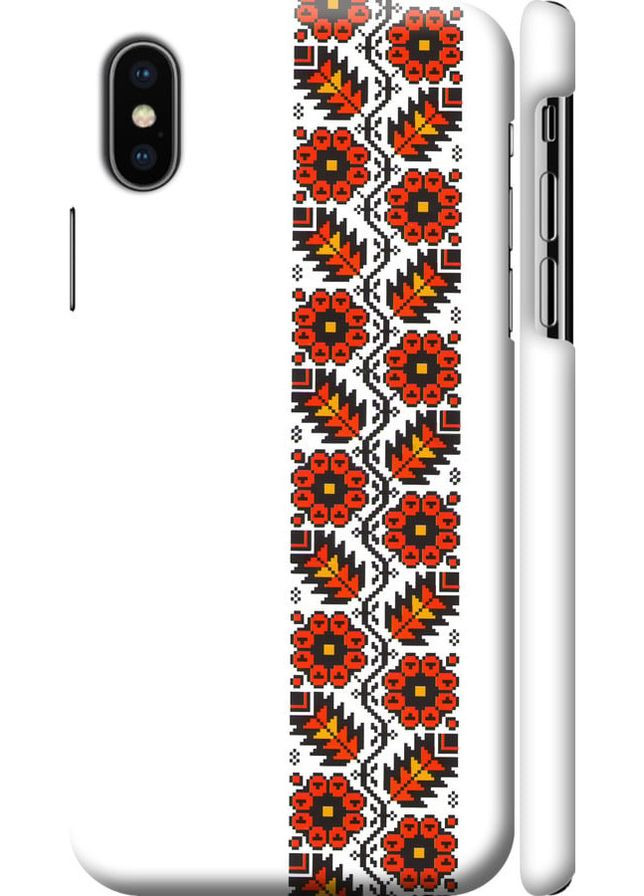 3D пластиковий матовий чохол 'Вишиванка 29' для Endorphone Apple iPhone X (269355722)