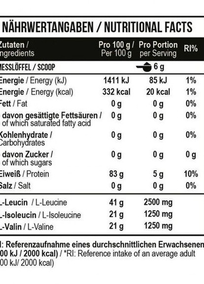 BCAA Zero 540 g /90 servings/ Pina Colada MST Nutrition (257342668)