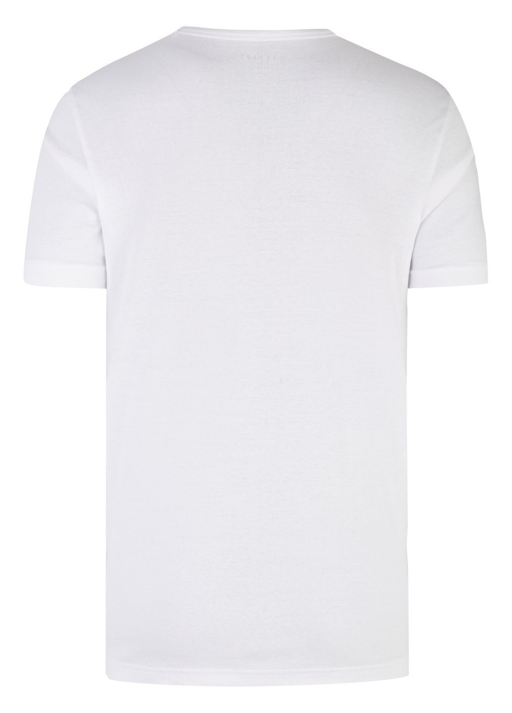 Белая мужская нательная футболка набор из 2 шт. белый Hechter