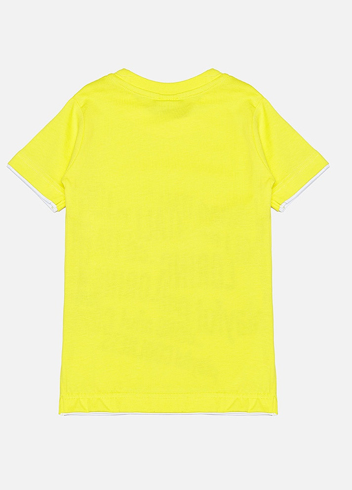 Жовта літня футболка для хлопчика колір жовтий цб-00210066 Joi Kids