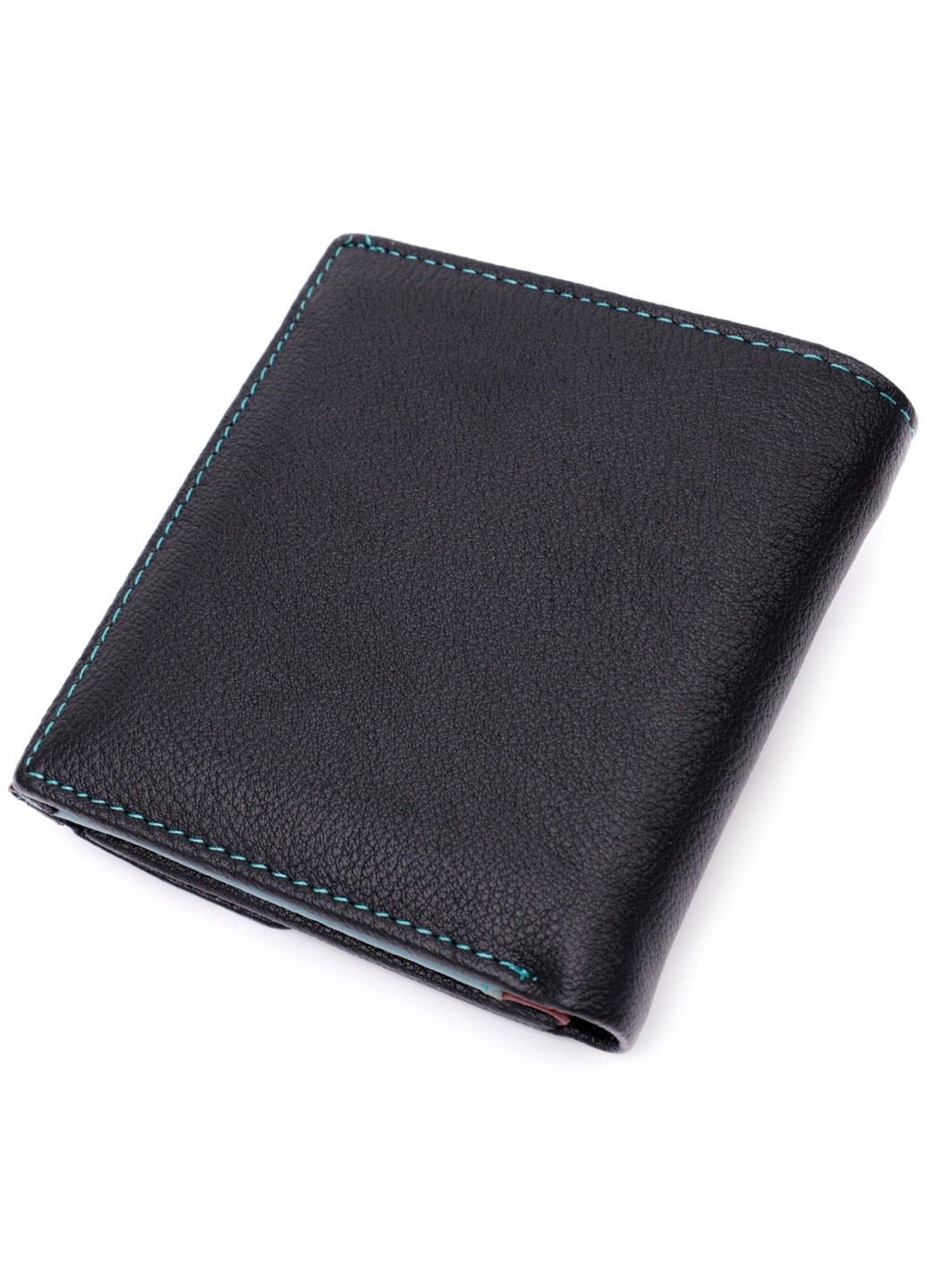 Женский оригинальный кошелек среднего размера из натуральной кожи 19500 Черный st leather (277980548)