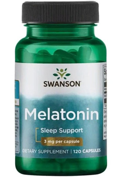 Melatonin 3 mg 120 Caps SWA-01502 Swanson (256724680)