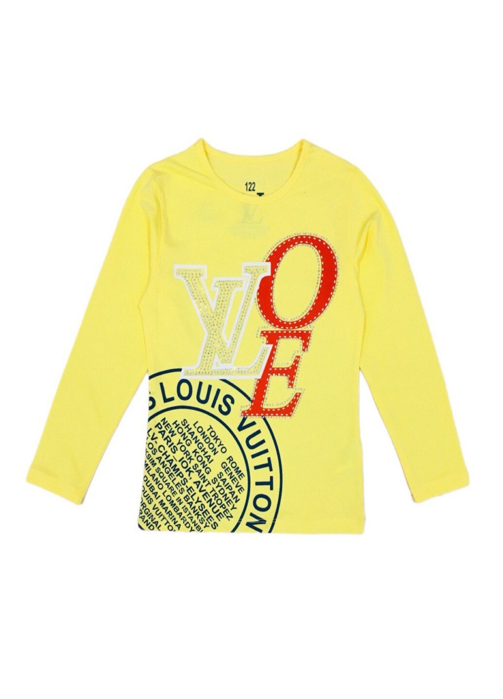 Реглан для дівчинки в жовтому кольорі Louis Vuitton Wanex (258160727)