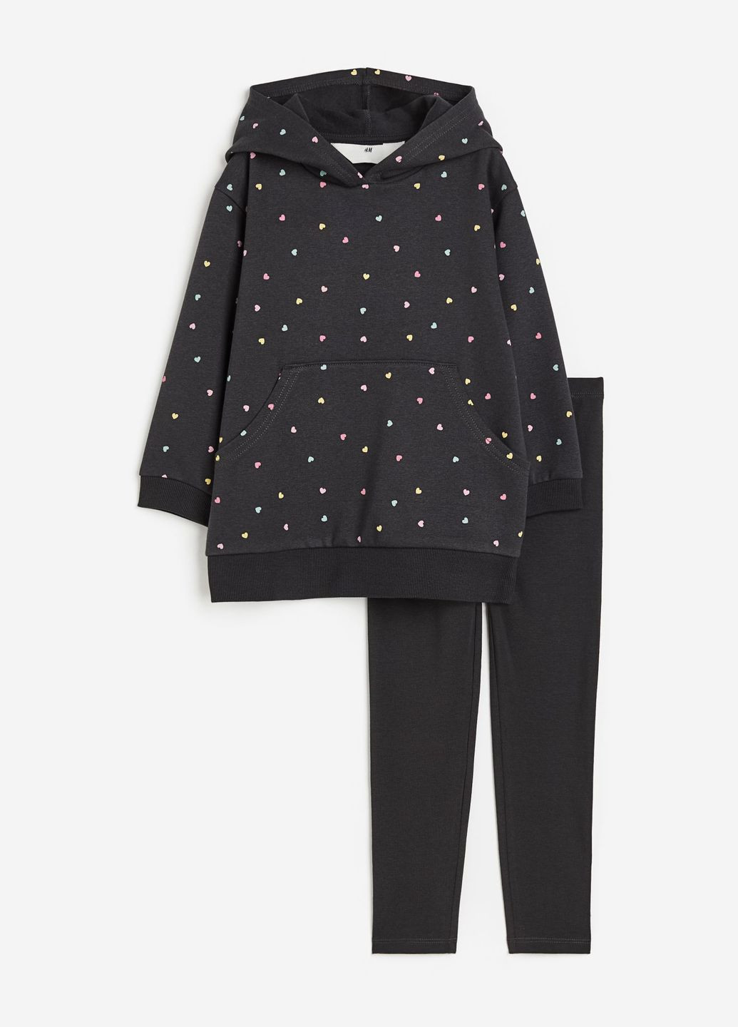 Темно-сірий демісезонний комплект (худі, штани) H&M