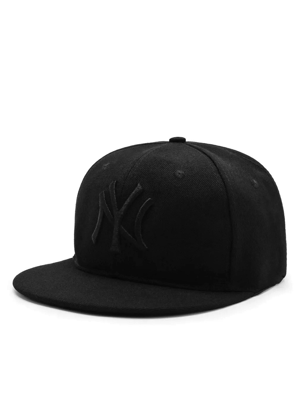 Кепка NY New York Нью-Йорк с прямым козырьком Черний логотип Унисекс WUKE One size Brand снепбек (258464968)