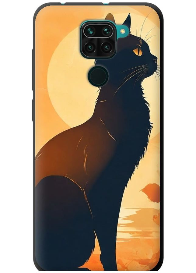 TPU черный чехол 'Черная кошка v2' для Endorphone Xiaomi Redmi Note 9 (276058201)