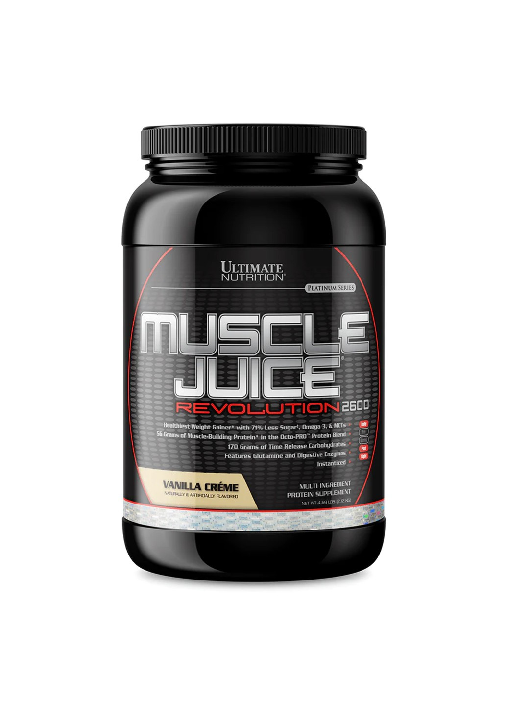Высокобелковый Гейнер Muscle Juice Revolution 2600 - 2120г Ultimate Nutrition (278006977)