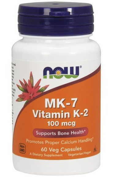 Vitamin K-2 (MK7) 100 mcg 60 Veg Caps Now Foods (256725144)