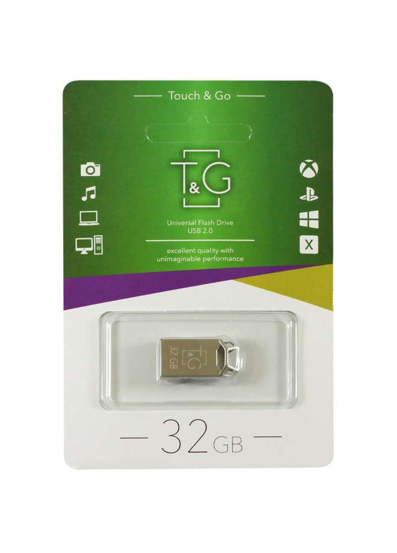 Флеш-драйв USB Flash Drive 110 Metal Series 32GB T&G (258792096)