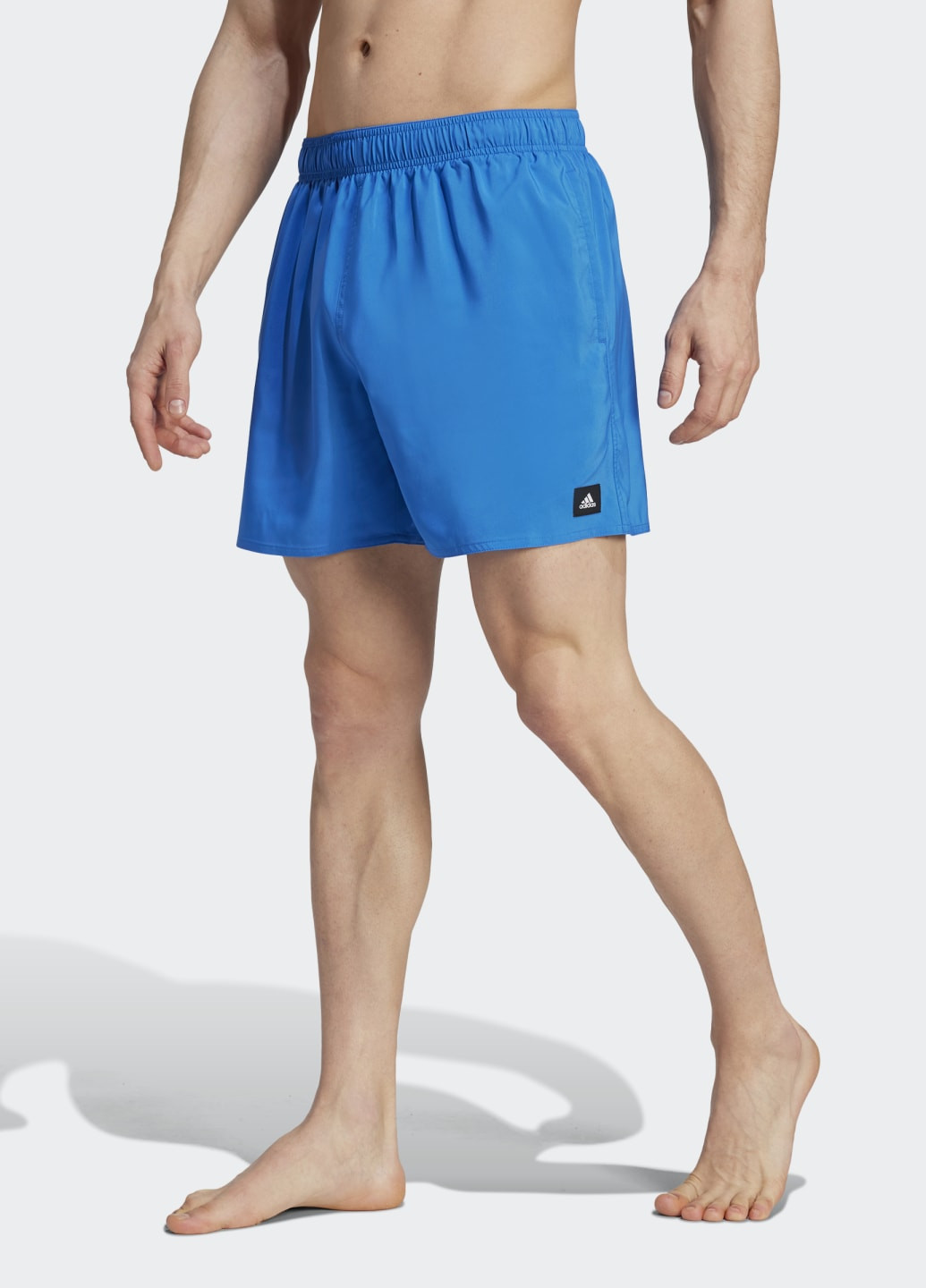 Мужские синие спортивные плавательные шорты solid clx short-length adidas