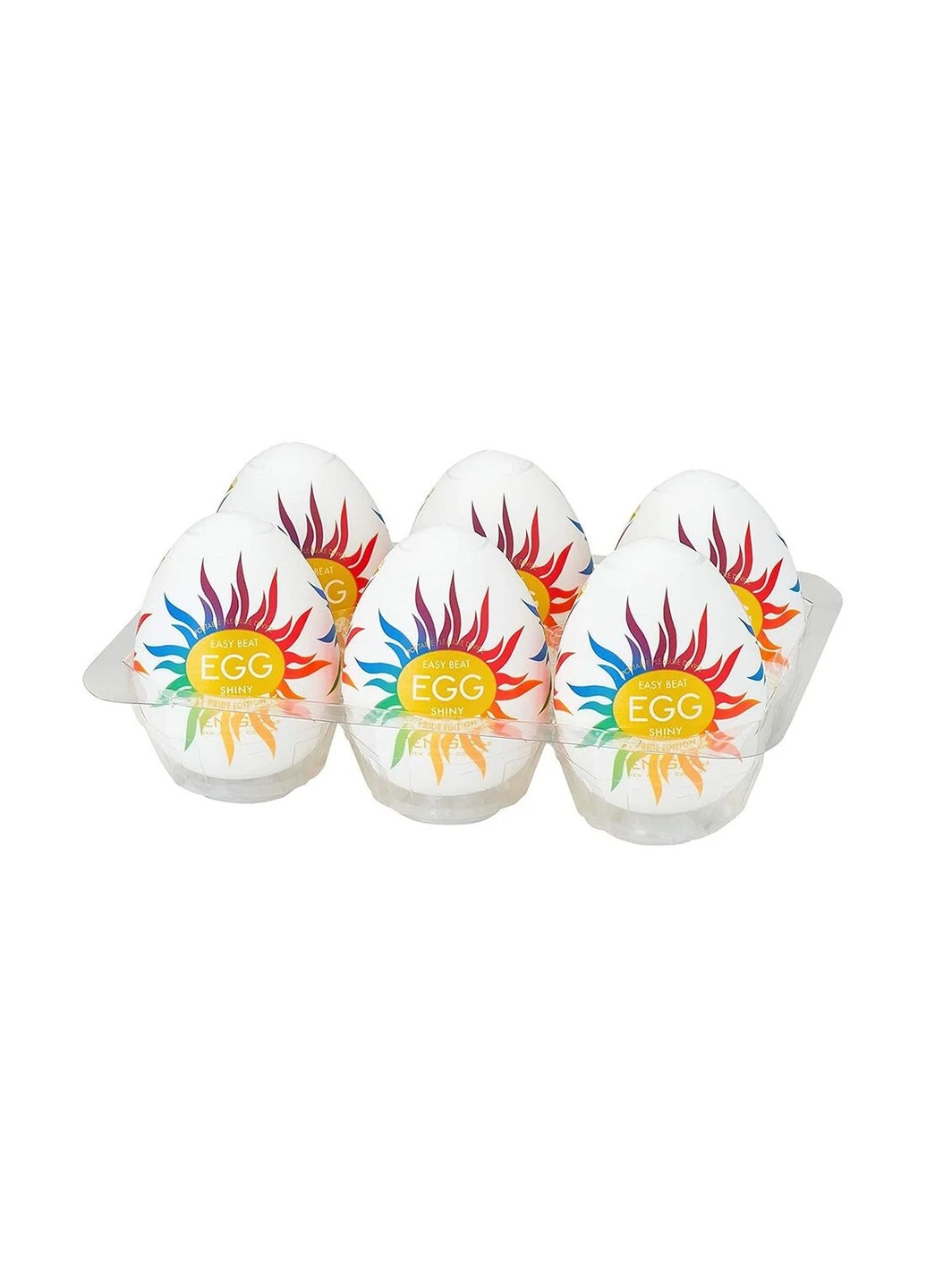 Набір мастурбаторів-яєць Egg Shiny Pride Edition (6 яєць) Tenga (277235773)