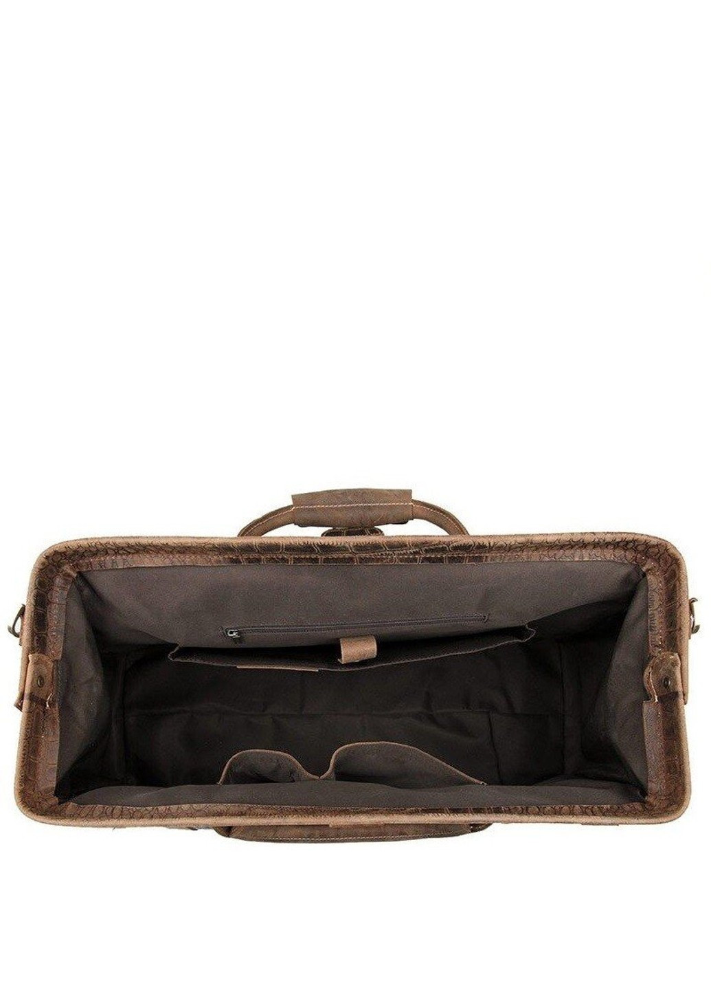 Дорожня шкіряна сумка 14410 Коричневий Vintage (271813513)