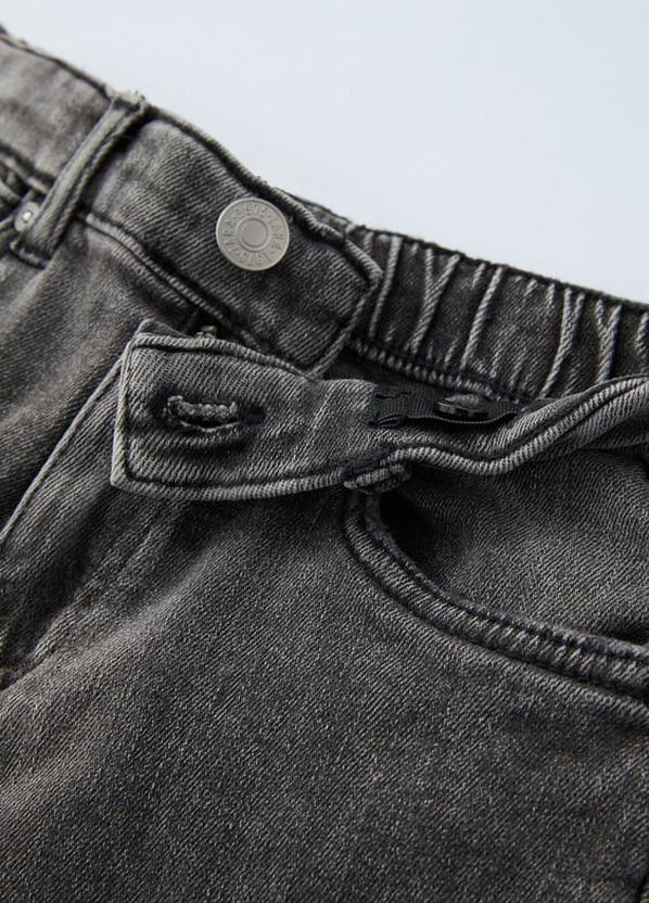 Черные демисезонные карго джинсы детские для мальчика Zara
