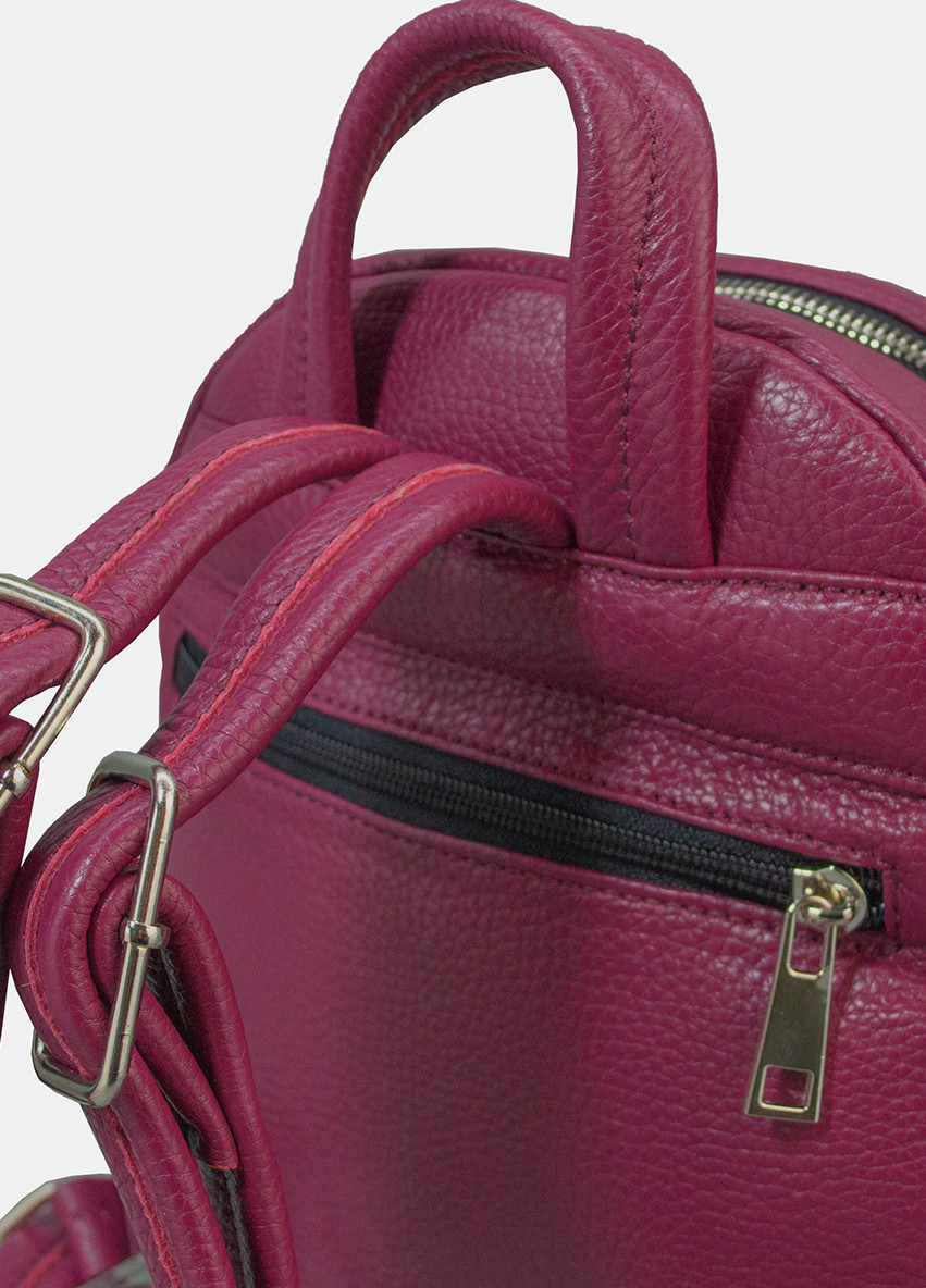 Жіночий рюкзак марсала з натуральної шкіри Famk (268998255)