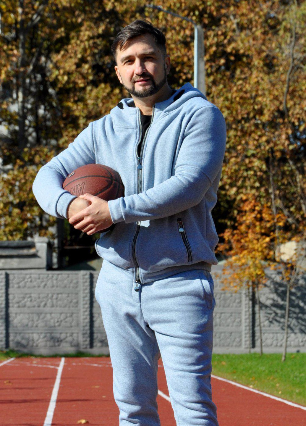 Чоловічі спортивні костюми Теплий костюм на флісі на змійці (УТ000070071) Lemanta (259483806)