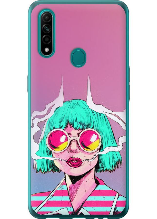 2D пластиковий чохол 'Поп арт дівчина' для Endorphone Oppo A31 (276194695)