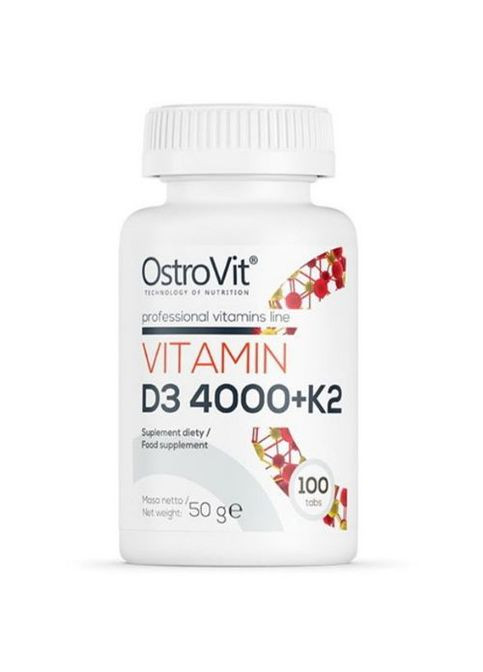 Vitamin D3 4000 + K2 100 Tabs Ostrovit (268124180)