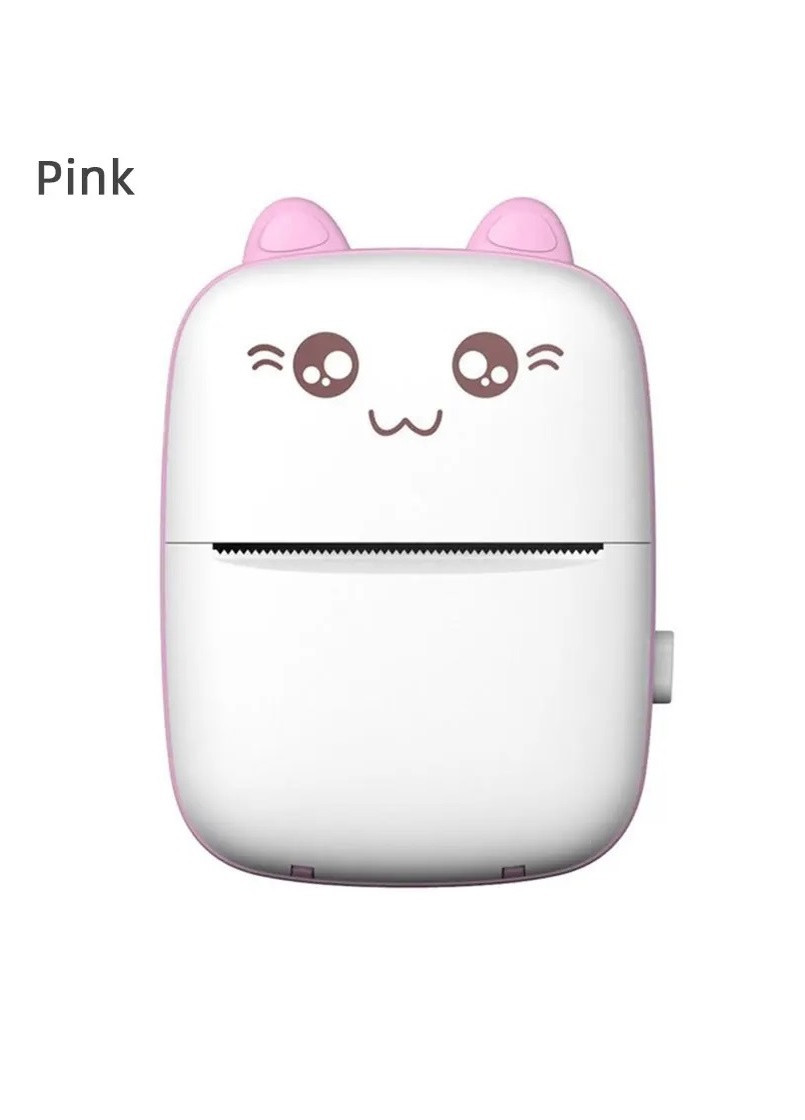 Детский мини принтер розовый No Brand (258996070)