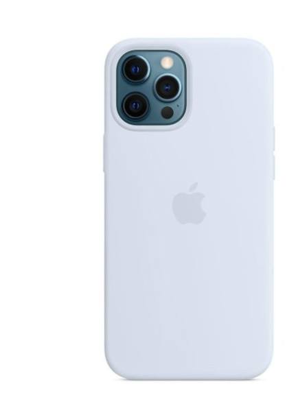 Чехол силиконовый soft-touch Silicone case with Mag Safe для iPhone 12 Pro Max голубой Cloud Blue Apple (259939775)