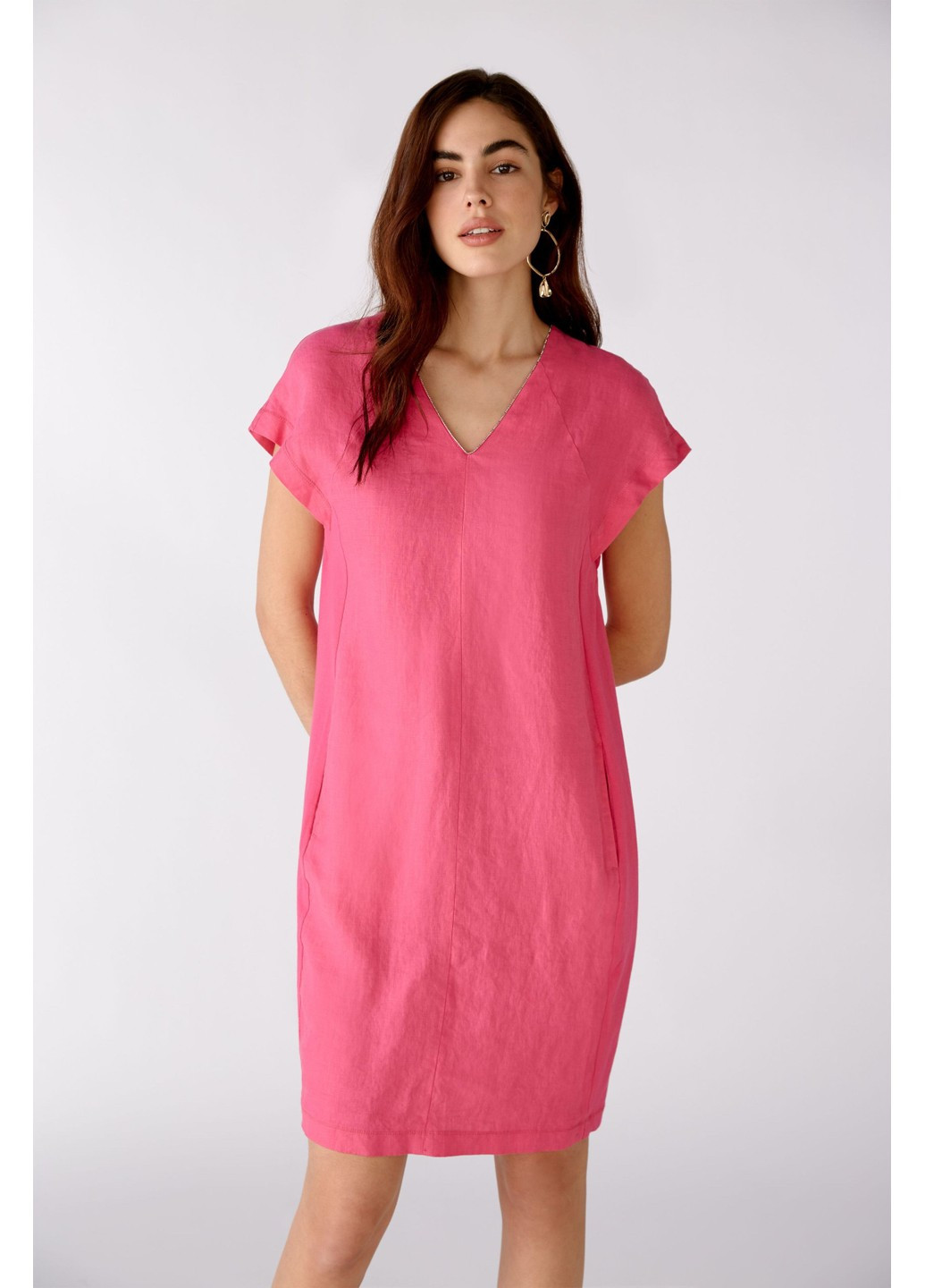 Фуксиновое (цвета Фуксия) кэжуал женское платье фуксия футляр Oui
