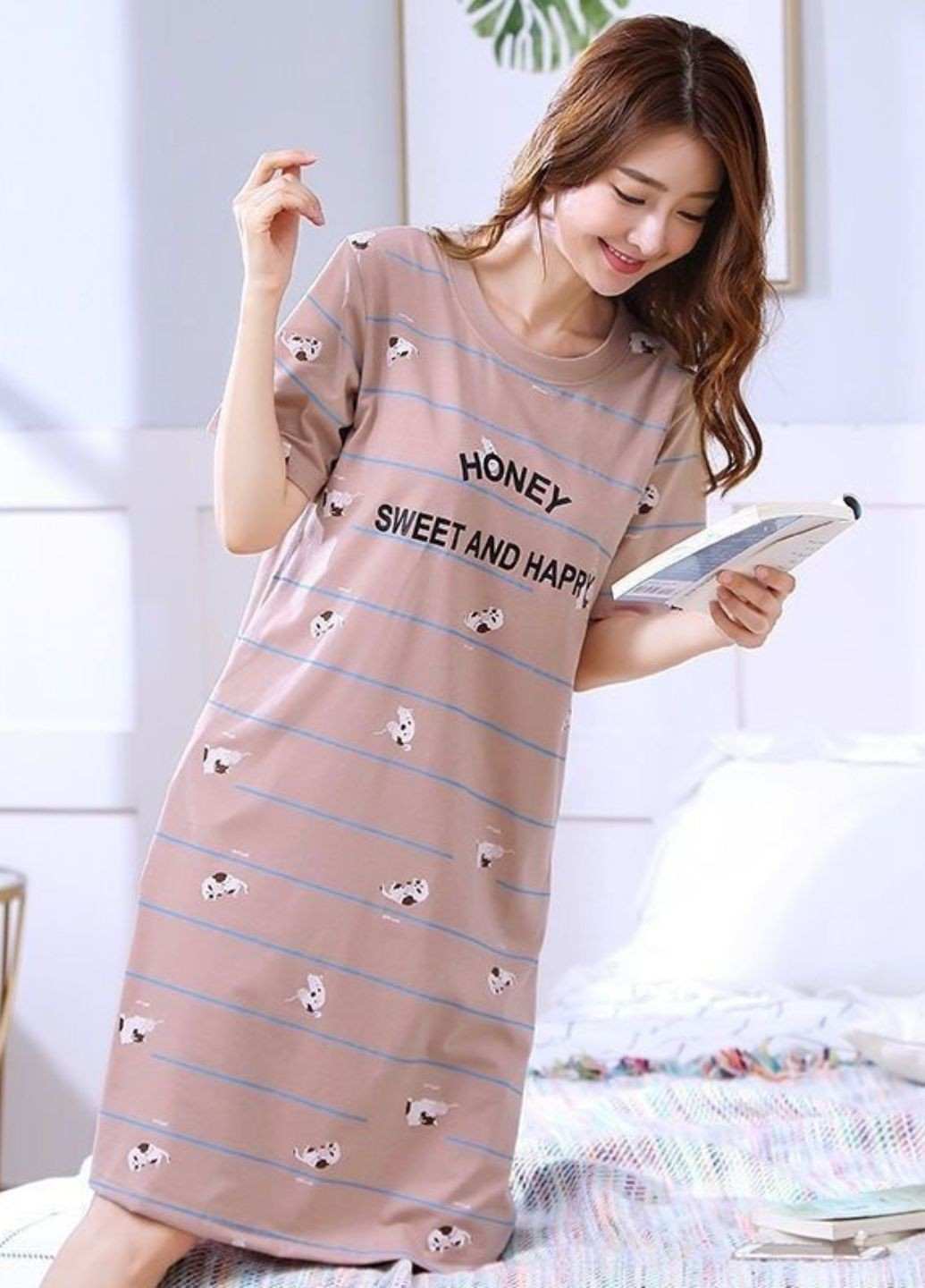 Женская ночная рубашка Котята No Brand (257270202)