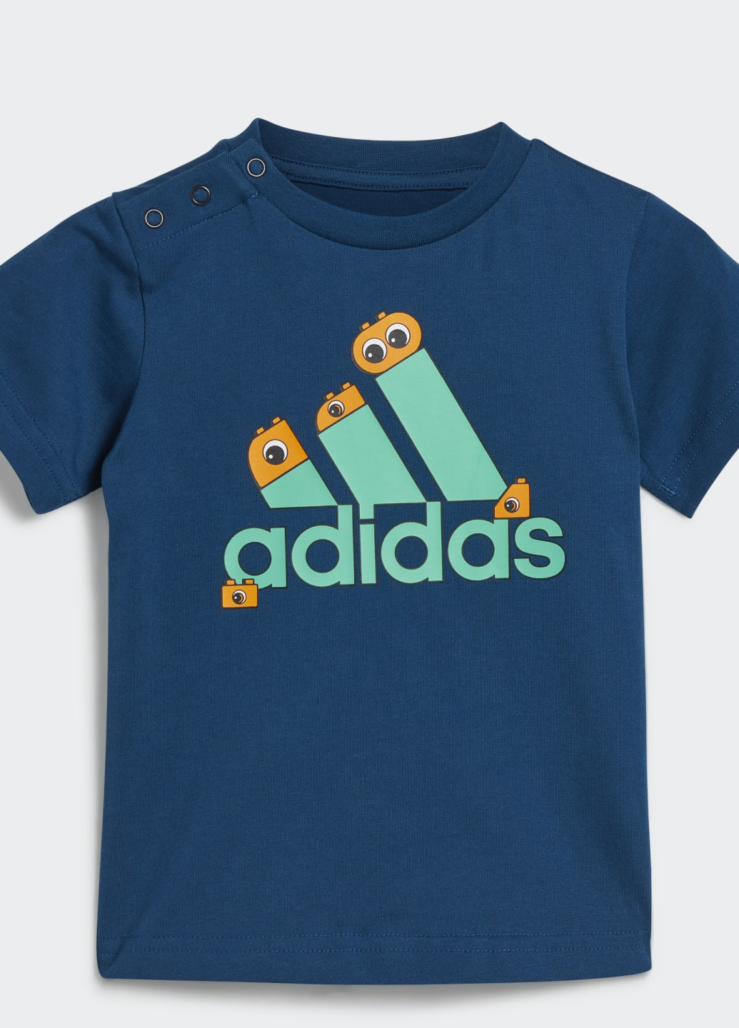 Синяя демисезонная футболка x classic lego® graphic kids adidas