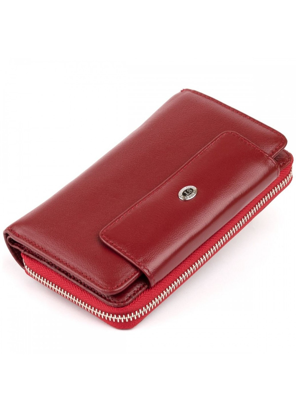 Жіночий шкіряний гаманець ST Leather 19341 Бордовий ST Leather Accessories (262453794)