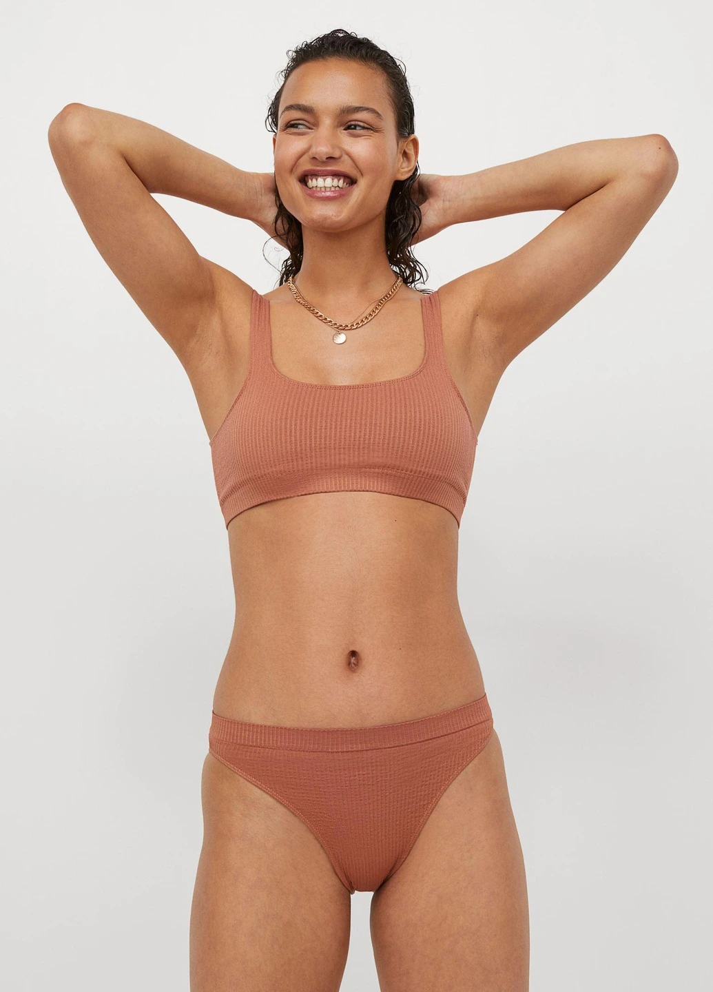 Купальний ліф,теракотовий, H&M (258760085)
