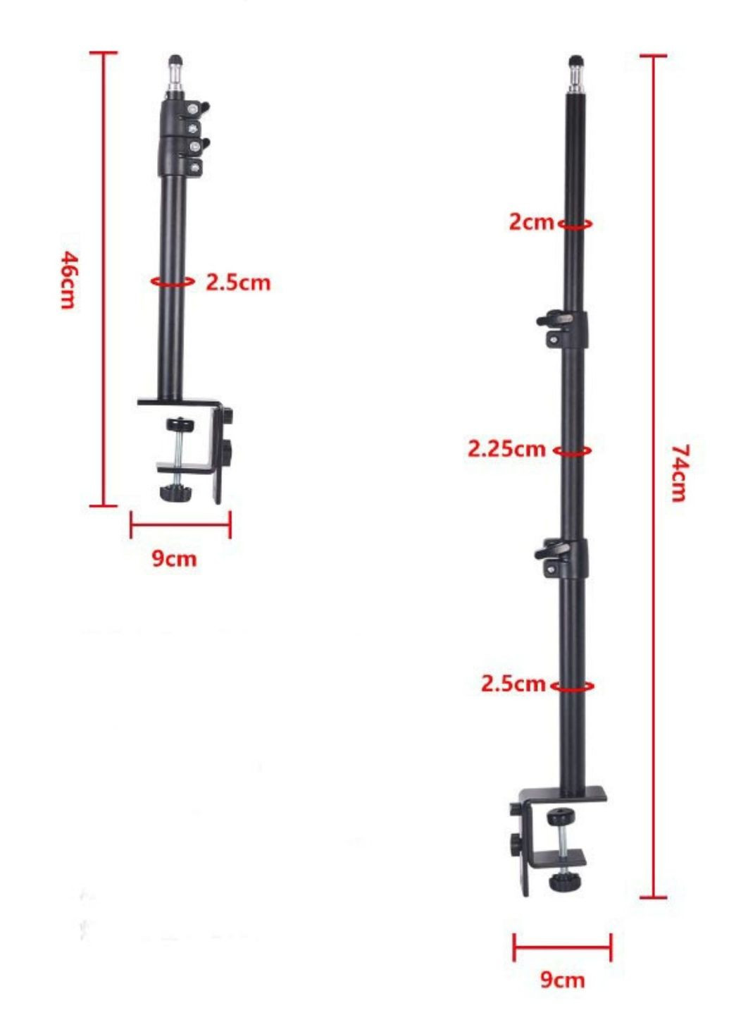 Настольный держатель-штатив 46-74см Timari No Brand (276716490)