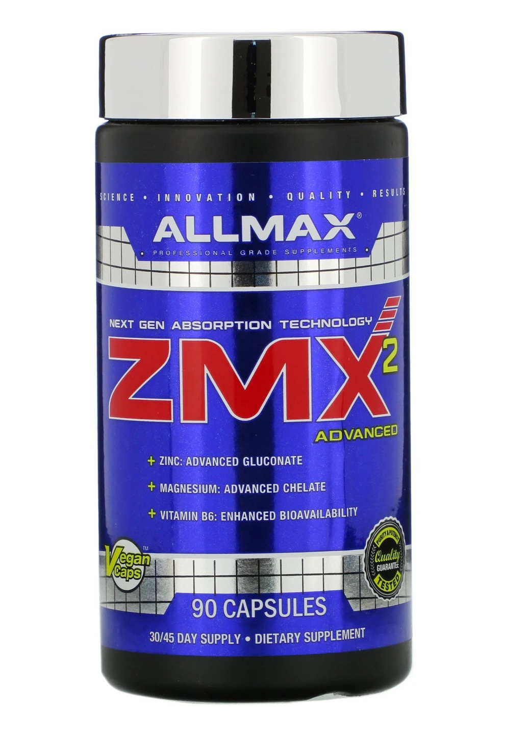 Вітамінно-мінеральний комплекс ZMX2 90 caps ALLMAX Nutrition (259752956)