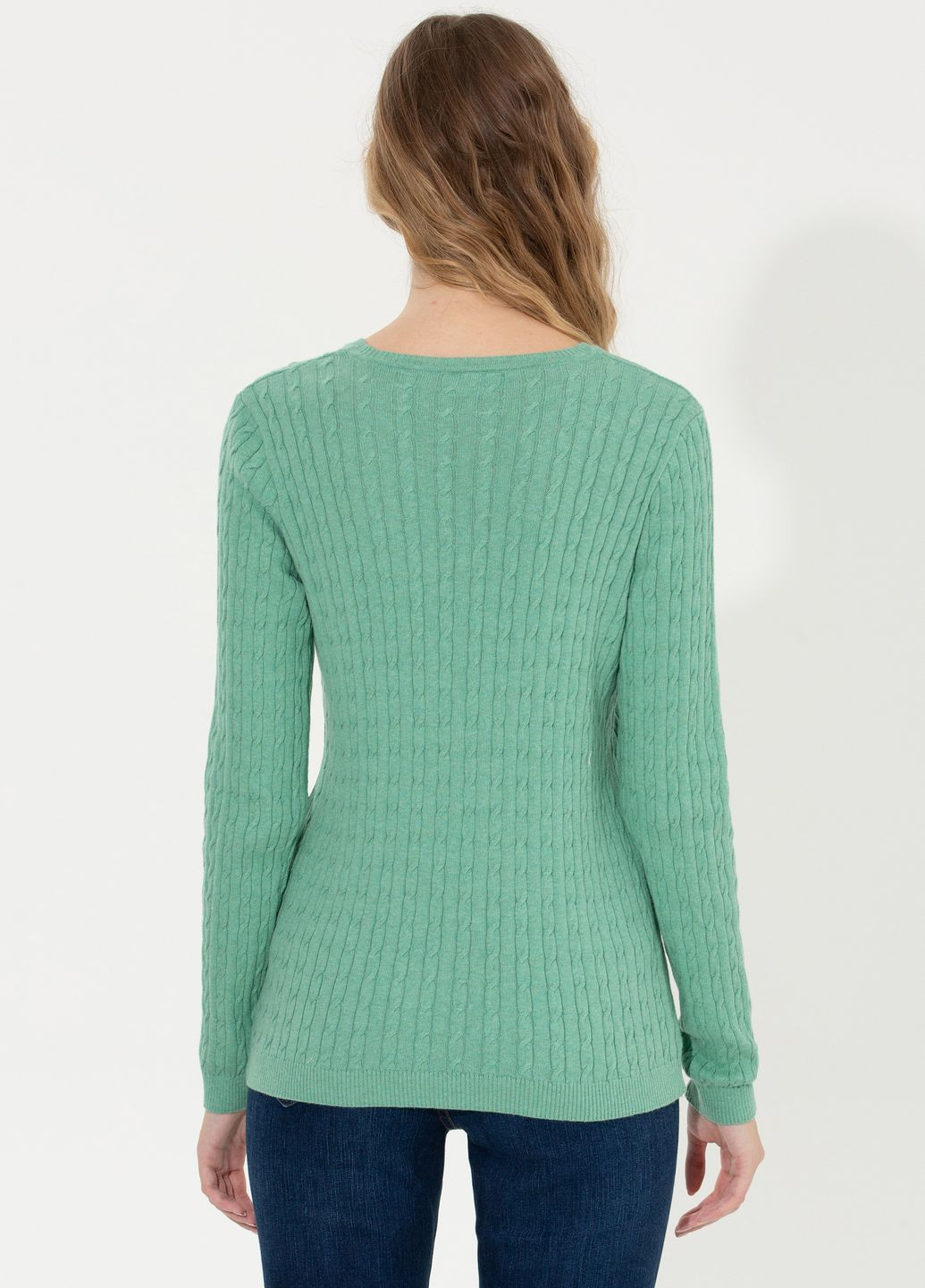 М'ятний светр жіночий U.S. Polo Assn.