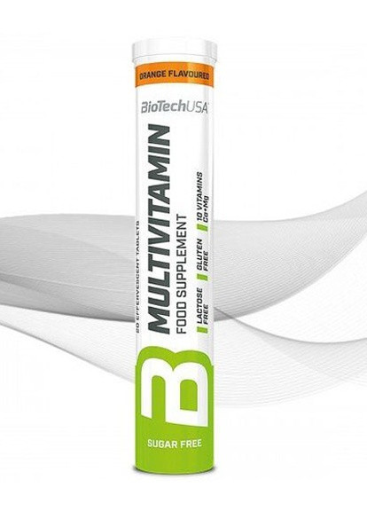 Multivitamin 20 effervescent tabs Orange Biotechusa (256722593)