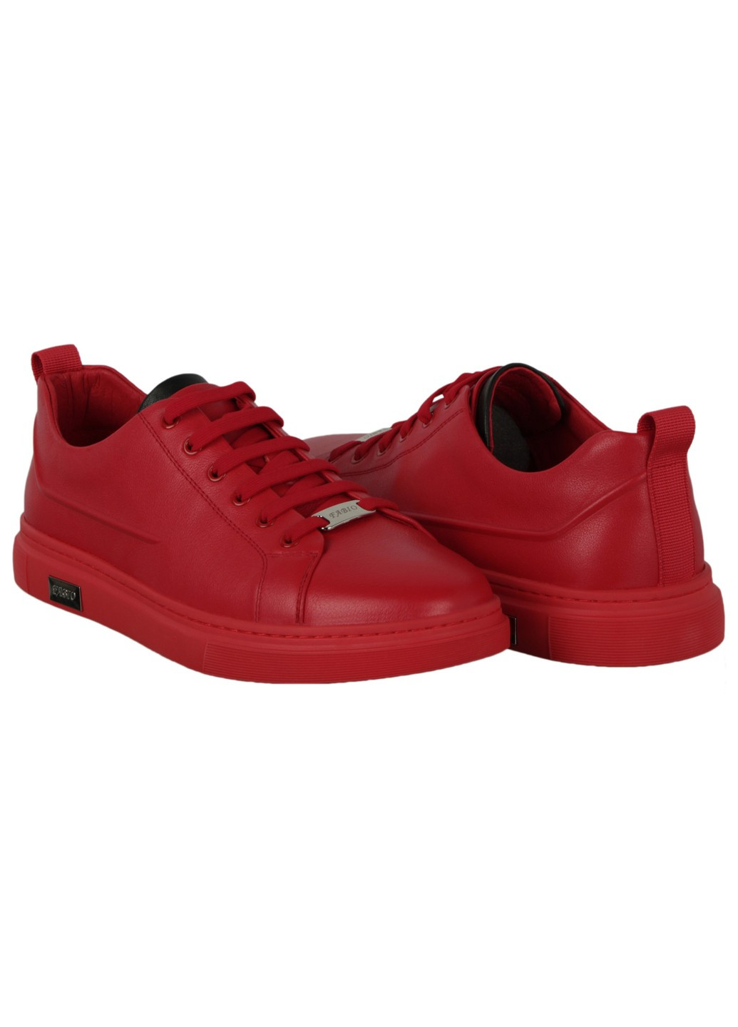 Красные демисезонные мужские кроссовки 198141 Fabio Moretti