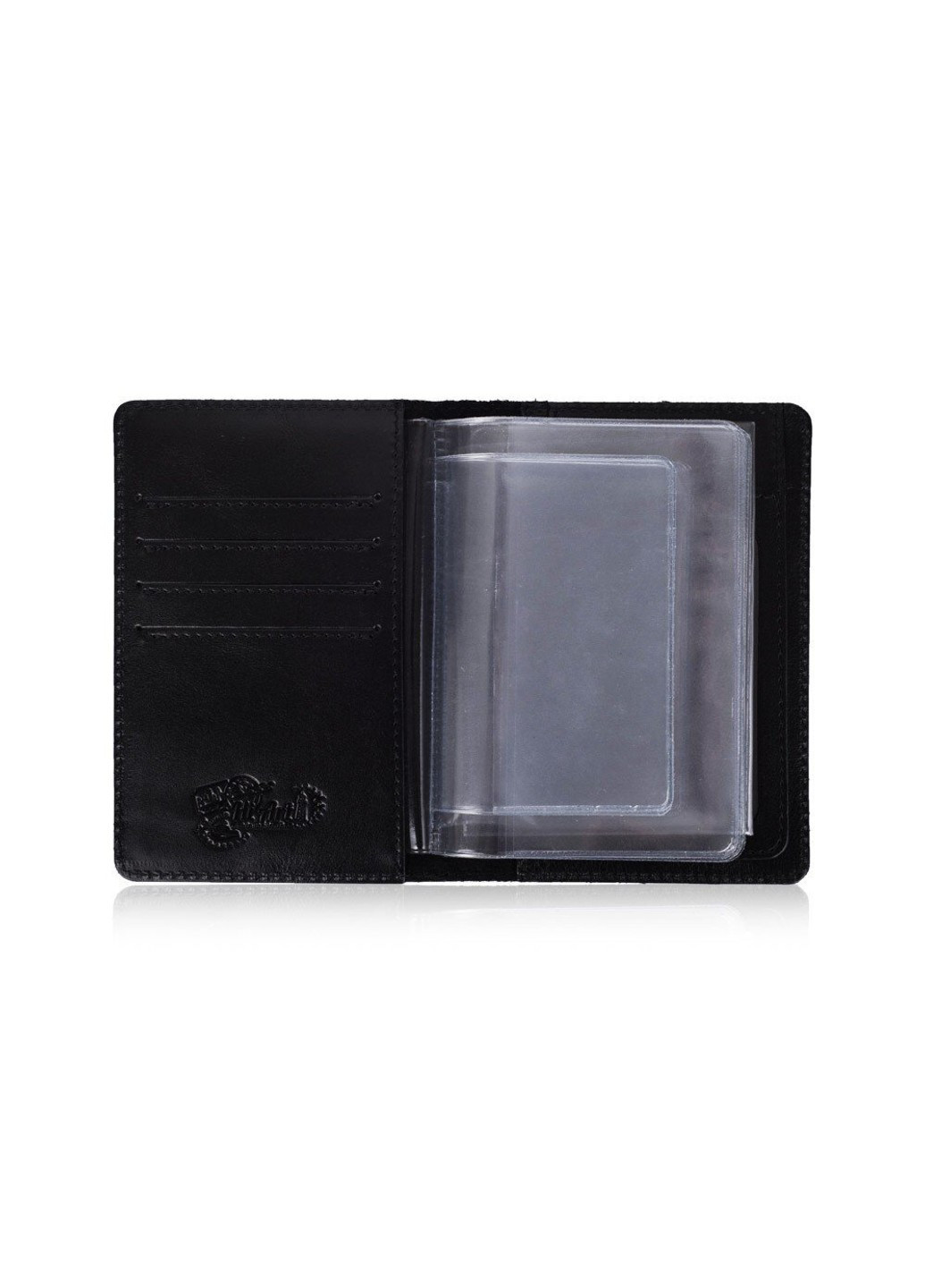 Обкладинка-органайзер для документів зі шкіри HiArt AD-01 Let's Go Travel Чорний Hi Art (268371542)