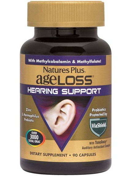 Nature's Plus Age Loss Hearing Support 90 Caps NTP8013 Natures Plus (256723198)