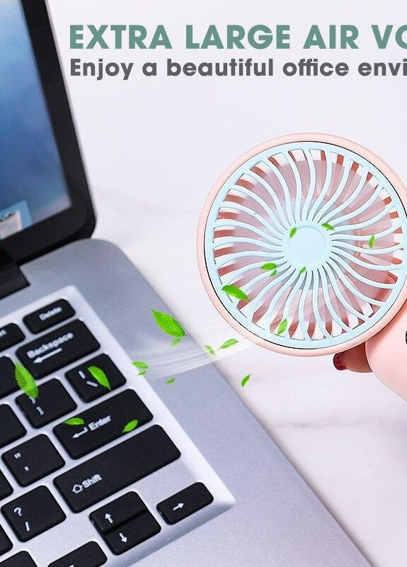 Переносной ручной мини-вентилятор с аккумулятором Mini fan z8 (259569916)