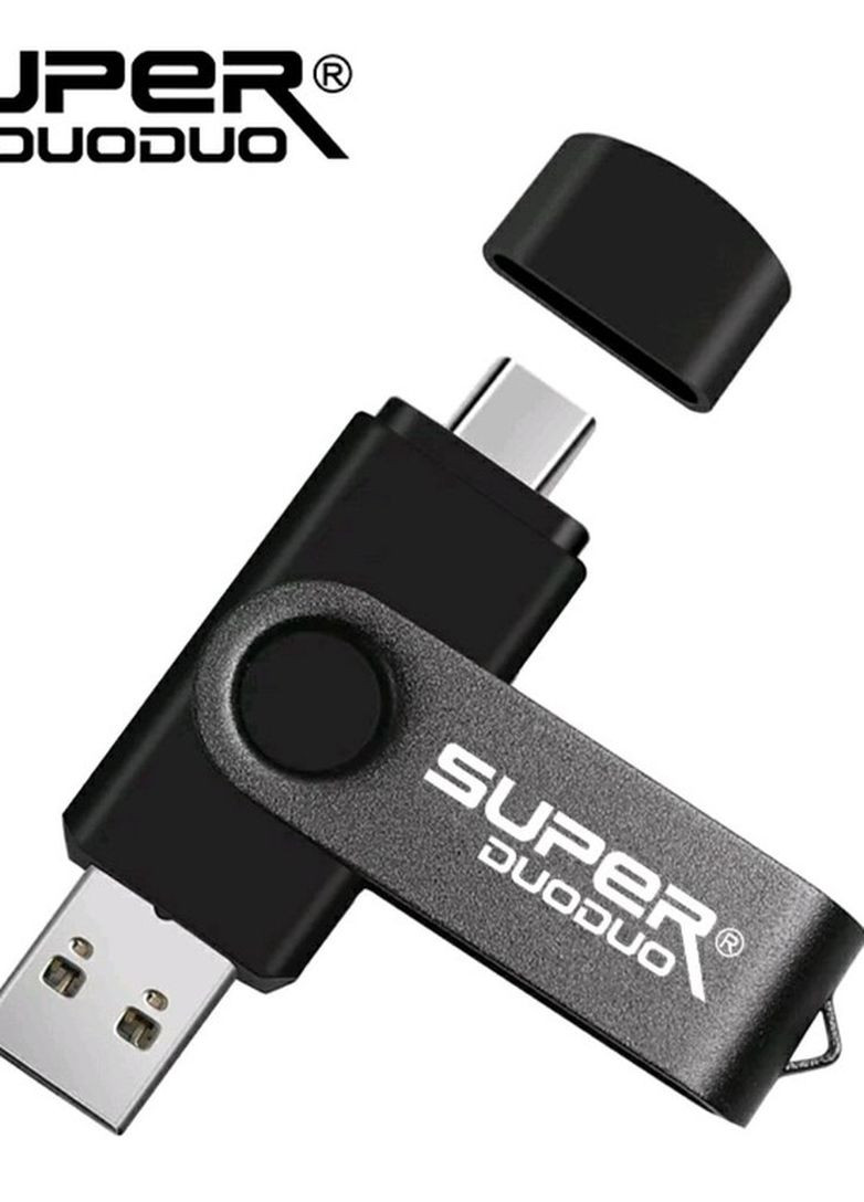 Флешка 3в1 На 128 ГБ USB-Type-C-Micro-USB No Brand (265952948)
