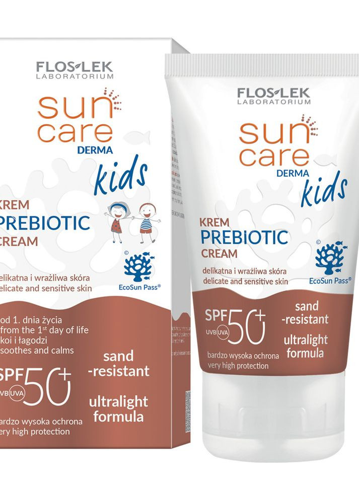 Солнцезащитный крем для детей с пребиотиками из SPF 50+, 50 мл Floslek (268464644)