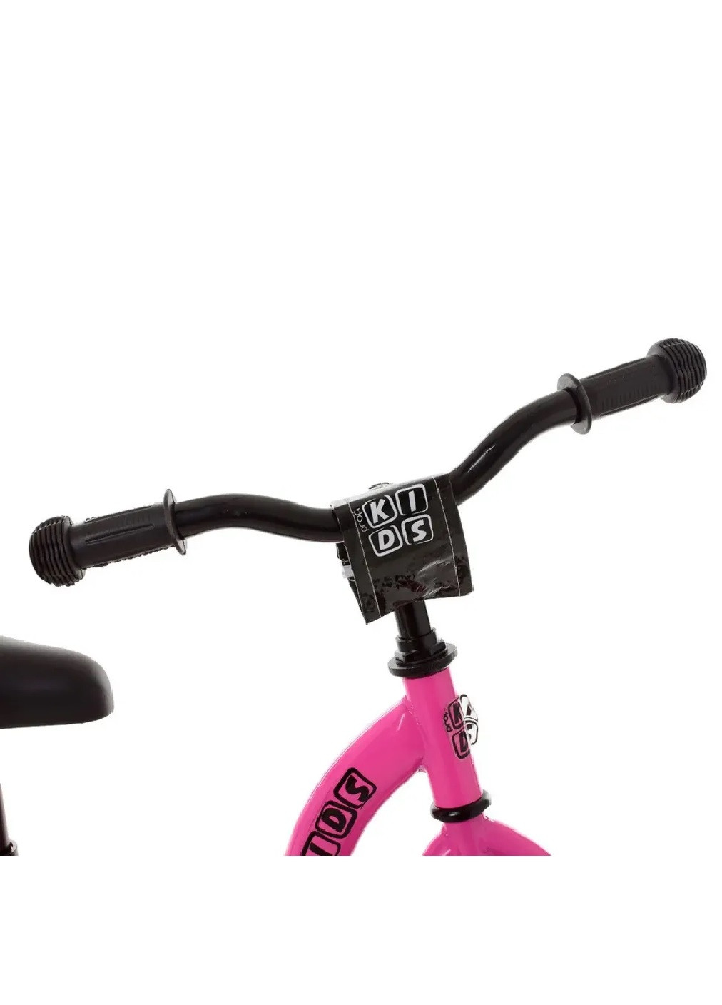 Біговел самокат безпедальний велосипед розвиваючий дитячий з підніжкою підставкою для ніг 88х43 см (474251-Prob) Рожевий Unbranded (257900652)