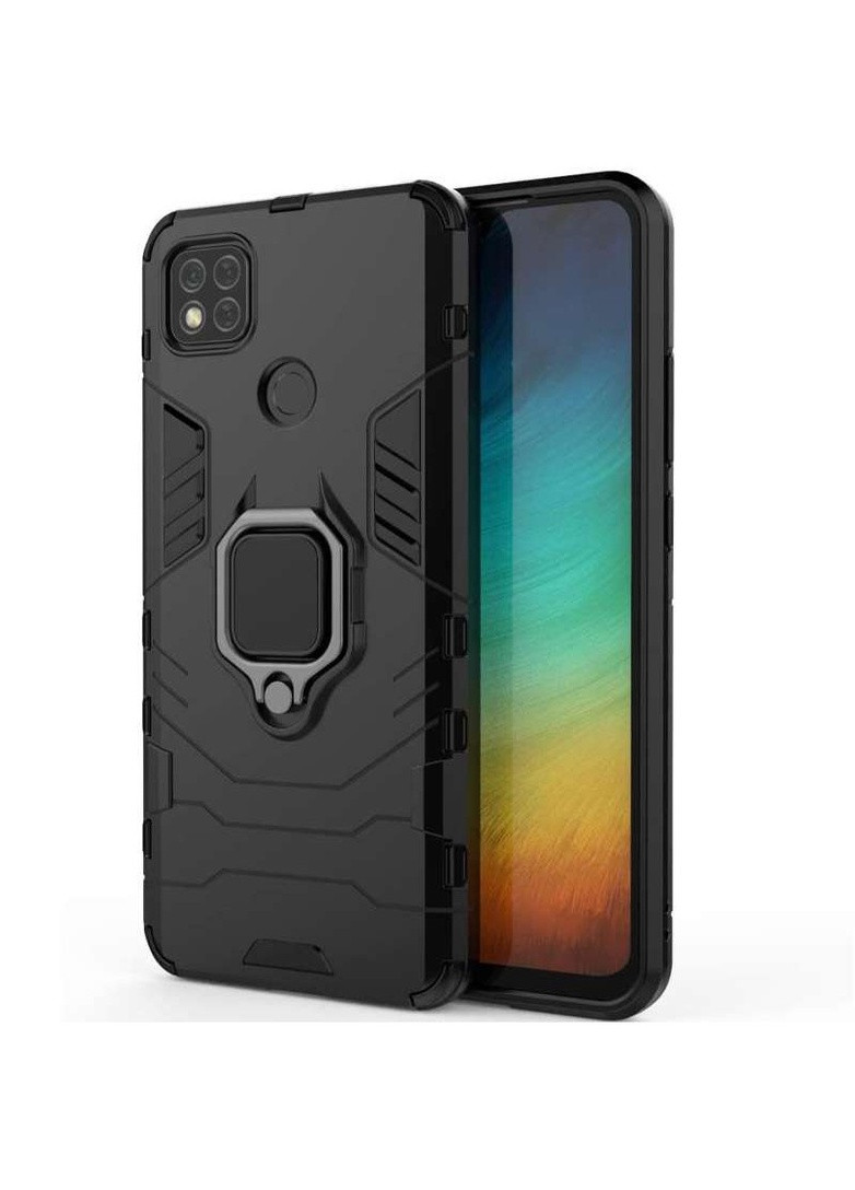 Противоударный чехол Transformer с кольцом для Xiaomi Redmi 9C Epik (258522207)