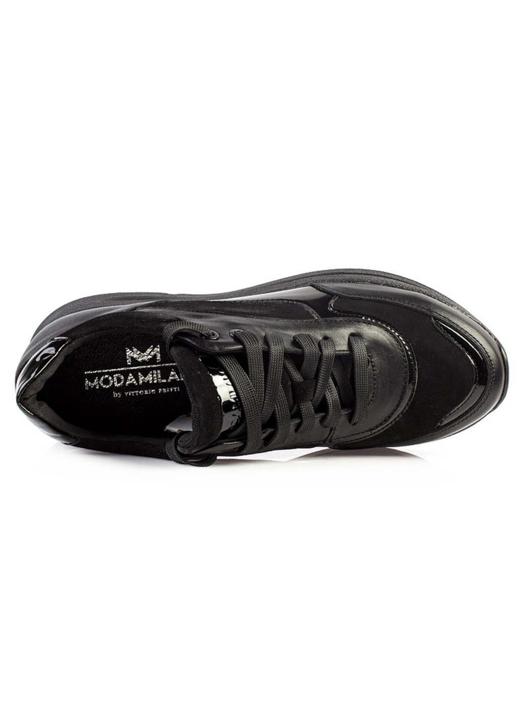 Чорні осінні кросівки жіночі бренду 8401379_(1) ModaMilano