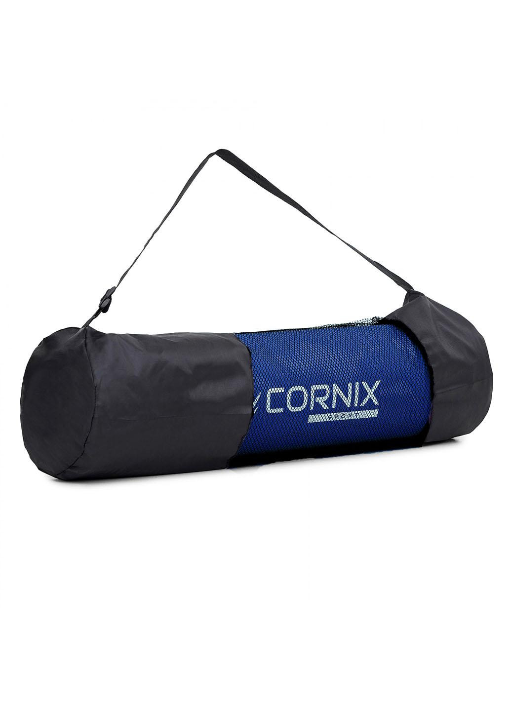 Килимок спортивний Cornix NBR 183 x 61 x 1 cм для йоги та фітнесу XR-0009 Blue No Brand (260375318)