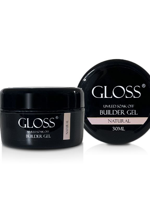 Однофазный гель Builder Gel GLOSS Natural, 30 мл Gloss Company (267897039)
