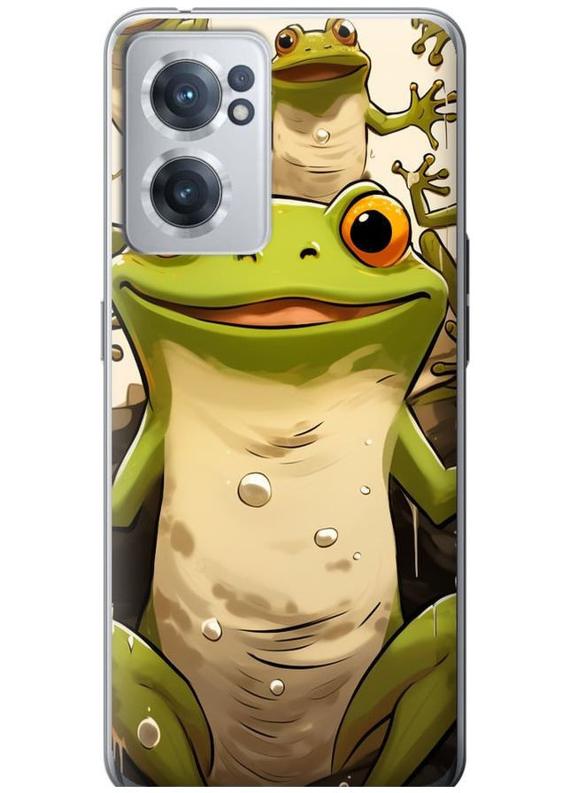 Силиконовый чехол 'Веселая жаба' для Endorphone OnePlus Nord CE 2 (266907223)